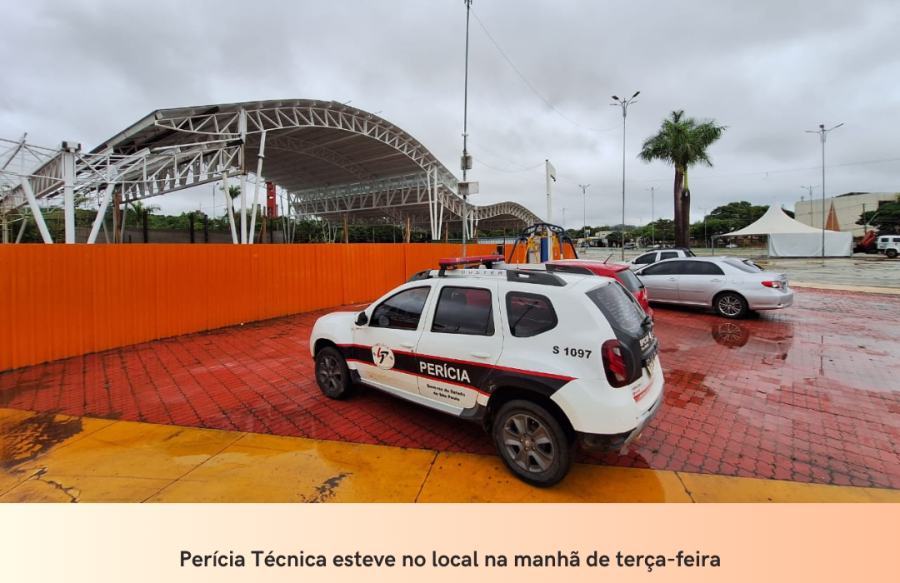Morre operário que caiu da marquise na Praça de Eventos em Votorantim