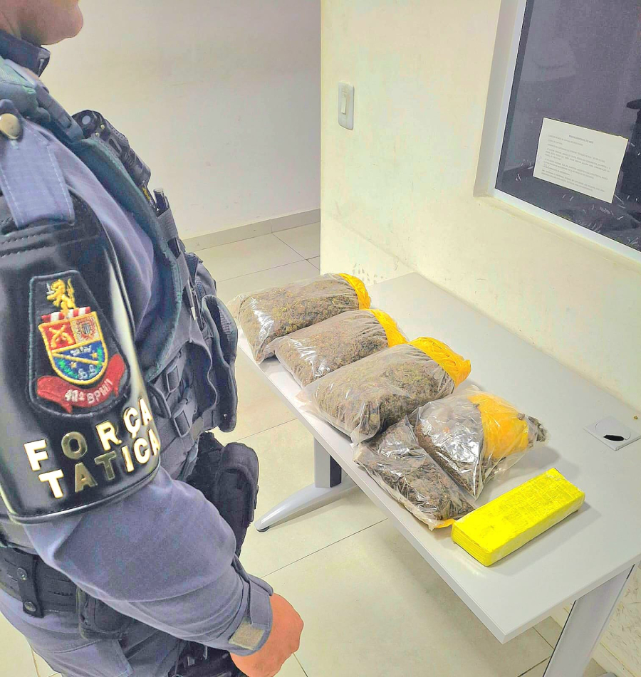 PM de Votorantim apreende maconha avaliada em R$ 130 mil